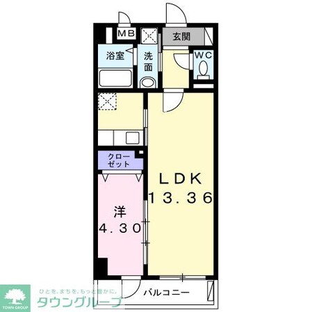 シャン・ド・フルールIIIの物件間取画像